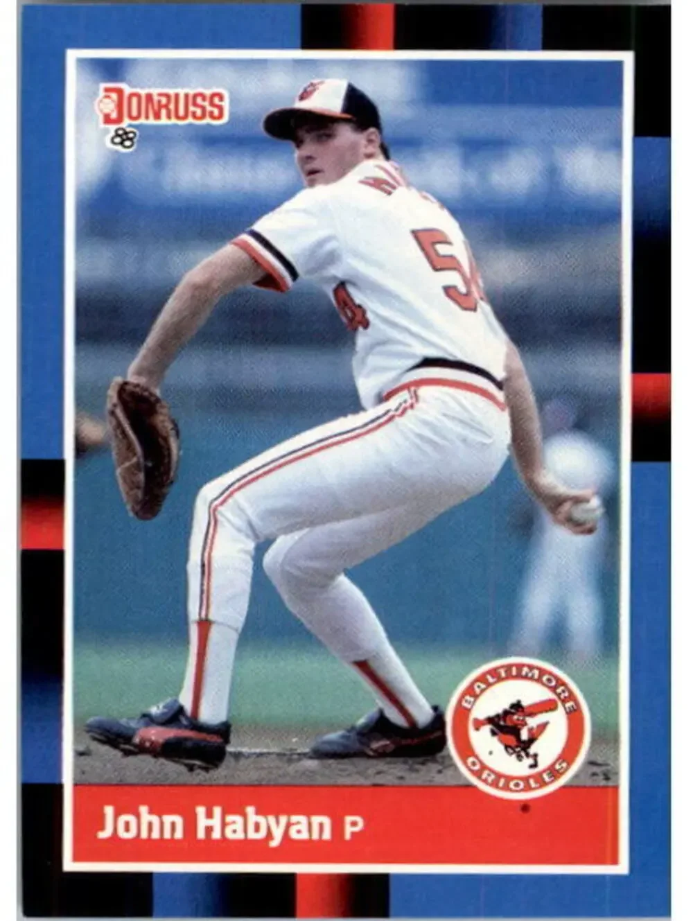 1988 John Habyan Donruss Baseball Card #354
